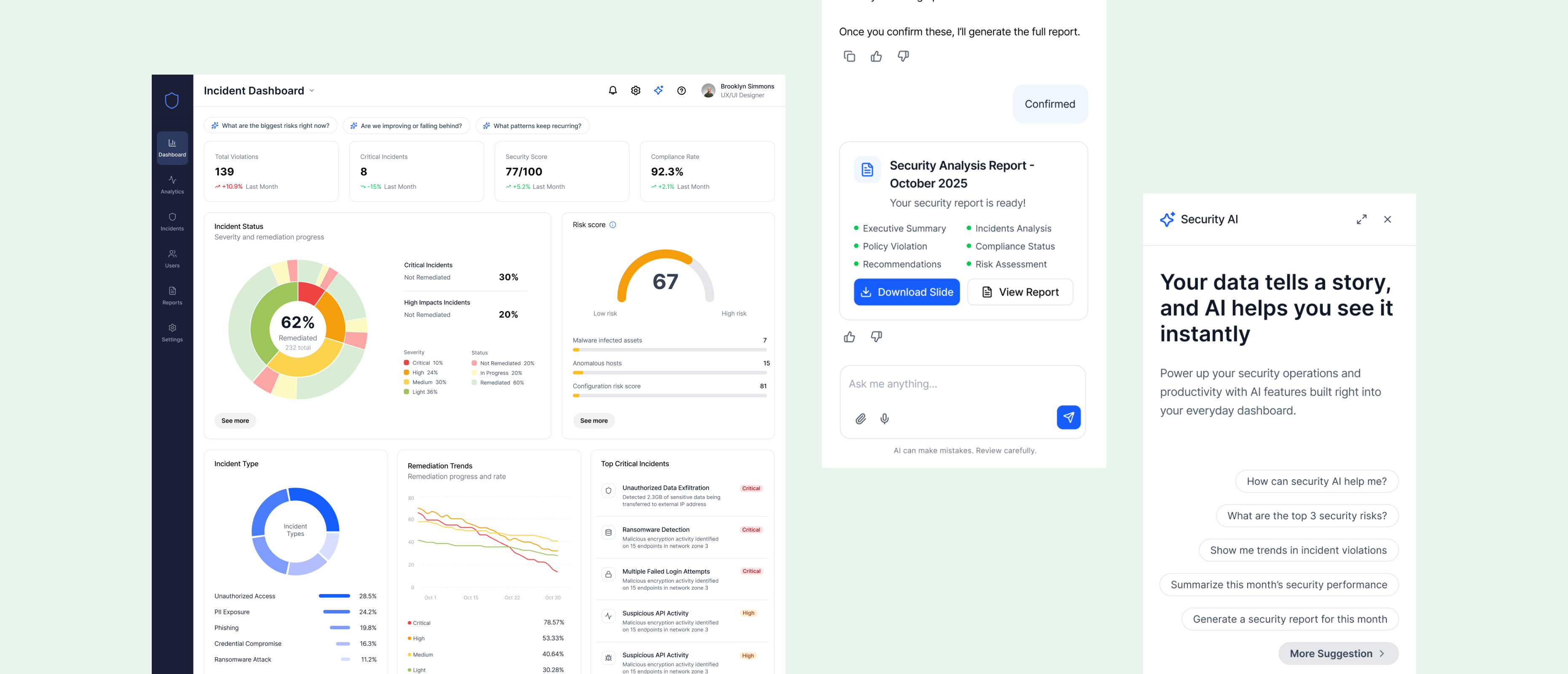AI-Powered Security Reporting