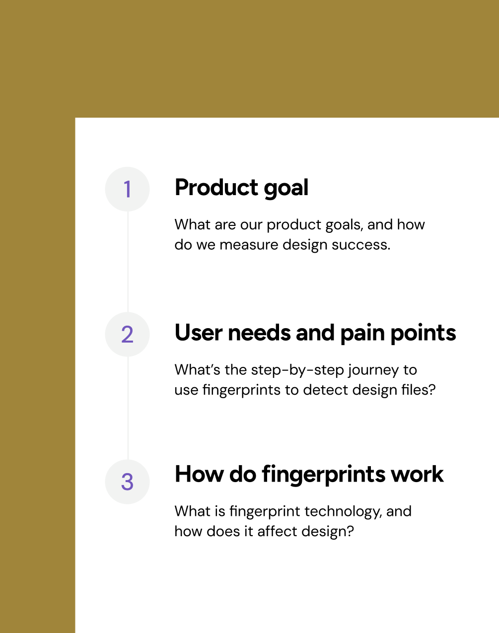 Understanding product goals, user needs, and technology